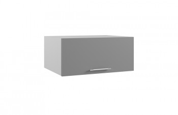Арка ГПГ 800 шкаф верхний горизонтальный глубокий (Штукатурка белая/корпус Серый) в Игарке - igarka.mebel54.com | фото