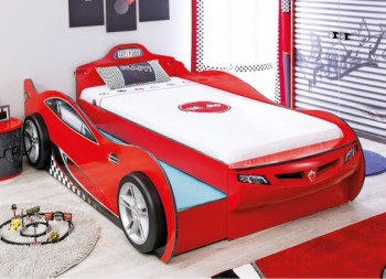 CARBED Кровать-машина Coupe с выдвижной кроватью Red 20.03.1306.00 в Игарке - igarka.mebel54.com | фото
