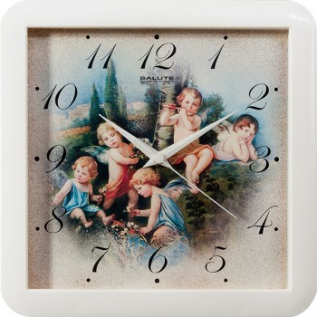 Часы настенные П-А7-327 Ангелы в Игарке - igarka.mebel54.com | фото