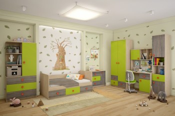 Детская комната Пуговка в Игарке - igarka.mebel54.com | фото
