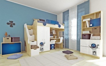 Детская комната Санни (Белый/корпус Клен) в Игарке - igarka.mebel54.com | фото