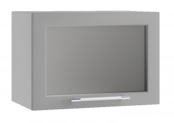 Гарда ПГС 500 шкаф верхний горизонтальный со стеклом Белый в Игарке - igarka.mebel54.com | фото