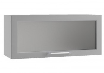 Гарда ПГС 800 шкаф верхний горизонтальный со стеклом Белый в Игарке - igarka.mebel54.com | фото