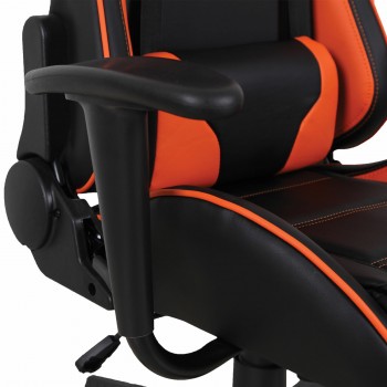 Кресло компьютерное BRABIX GT Racer GM-100 (черный, оранжевый) в Игарке - igarka.mebel54.com | фото