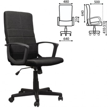 Кресло офисное BRABIX Focus EX-518 (черный) в Игарке - igarka.mebel54.com | фото