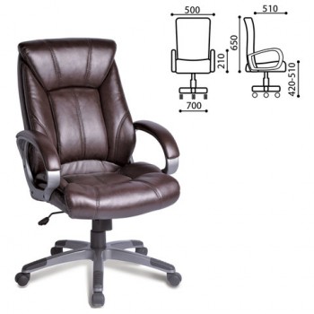 Кресло офисное BRABIX Maestro EX-506 (коричневый) в Игарке - igarka.mebel54.com | фото