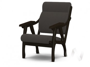 Кресло Вега-10 (венге лак/ULTRA GRAFIT) в Игарке - igarka.mebel54.com | фото