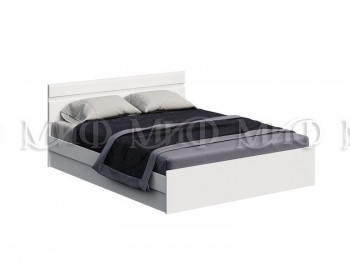 Кровать Нэнси New 1,4м (Белый/белый глянец) в Игарке - igarka.mebel54.com | фото