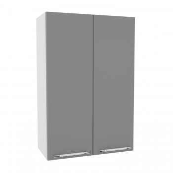 Лофт ВП 600 шкаф верхний высокий (Штукатурка белая/корпус Серый) в Игарке - igarka.mebel54.com | фото