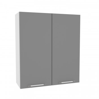 Лофт ВП 800 шкаф верхний высокий (Штукатурка белая/корпус Серый) в Игарке - igarka.mebel54.com | фото