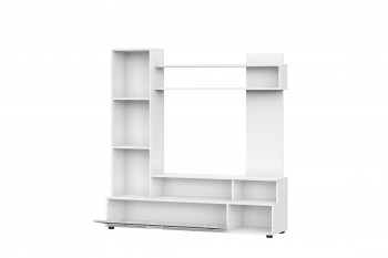 Мебель для гостиной "МГС 9" Белый / Цемент светлый в Игарке - igarka.mebel54.com | фото