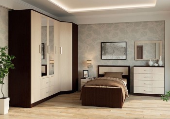 Модульная спальня Фиеста в Игарке - igarka.mebel54.com | фото