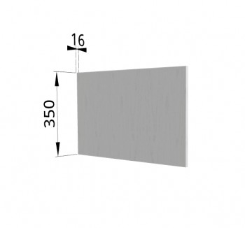 Панель торцевая (для шкафа горизонтального глубокого) ГПГ Капри (Липа белый) в Игарке - igarka.mebel54.com | фото
