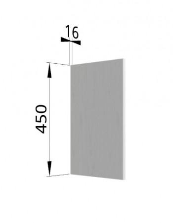 Панель торцевая (для шкафа горизонтального высокого) ВПГ Капри (Липа белый) в Игарке - igarka.mebel54.com | фото