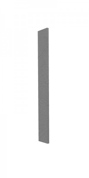 Панель торцевая (для шкафа верхнего торцевого высокого) ВПТ 400 Лофт (Штукатурка серая) в Игарке - igarka.mebel54.com | фото