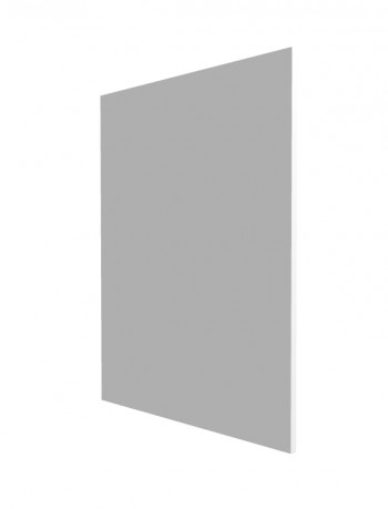 Панель торцевая С Ройс (для шкафов нижних) Белый софт в Игарке - igarka.mebel54.com | фото
