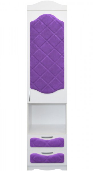 Пенал с ящиками серии Иллюзия 32 Фиолетовый в Игарке - igarka.mebel54.com | фото