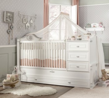 ROMANTIC BABY Детская кровать-трансформер 20.21.1015.00 в Игарке - igarka.mebel54.com | фото