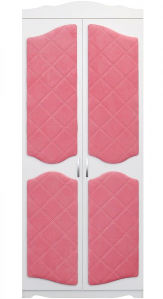 Шкаф 2-х створчатый серии Иллюзия 89 Розовый в Игарке - igarka.mebel54.com | фото