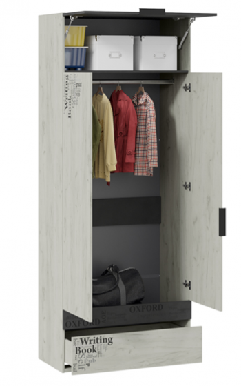 Шкаф комбинированный для одежды «Оксфорд-2» в Игарке - igarka.mebel54.com | фото