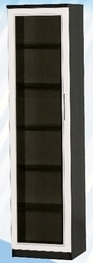 Шкаф средний со стеклодверью ДЛЯ ГОСТИНОЙ ШСС-450 Венге/Дуб выбеленный в Игарке - igarka.mebel54.com | фото