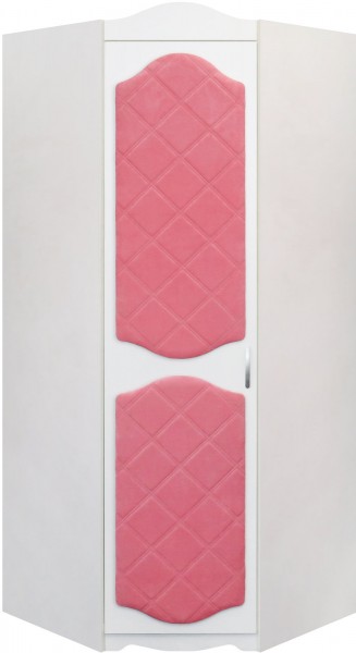 Шкаф угловой Иллюзия 89 Розовый в Игарке - igarka.mebel54.com | фото