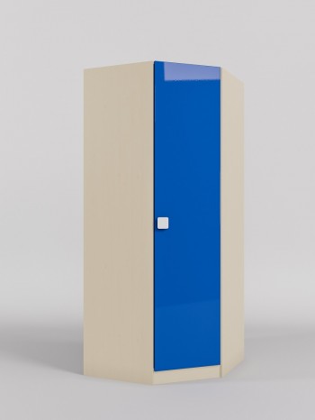 Шкаф угловой (угловая секция) Скай люкс (Синий/корпус Клен) в Игарке - igarka.mebel54.com | фото