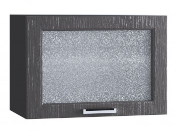 Шкаф верхний горизонтальный со стеклом 609, ШВГС 609 (Клен серый/корпус венге) в Игарке - igarka.mebel54.com | фото