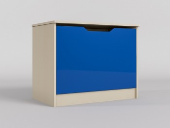 Ящик для игрушек Скай люкс (Синий/корпус Клен) в Игарке - igarka.mebel54.com | фото
